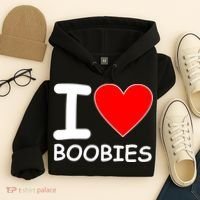 I Love Boobies Hoodie thumb 4