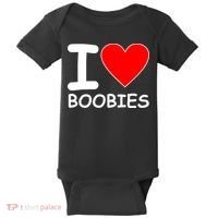 I Love Boobies Baby Bodysuit thumb 0