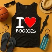 I Love Boobies Tank Top thumb 4
