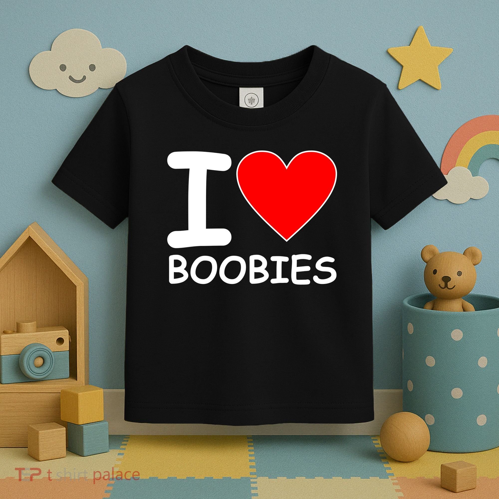 I Love Boobies Toddler T-Shirt