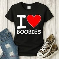 I Love Boobies Women's T-Shirt thumb 3