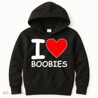 I Love Boobies Kids Hoodie thumb 0