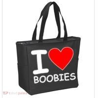 I Love Boobies Tote Bag thumb 2