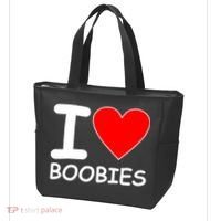 I Love Boobies Tote Bag thumb 3