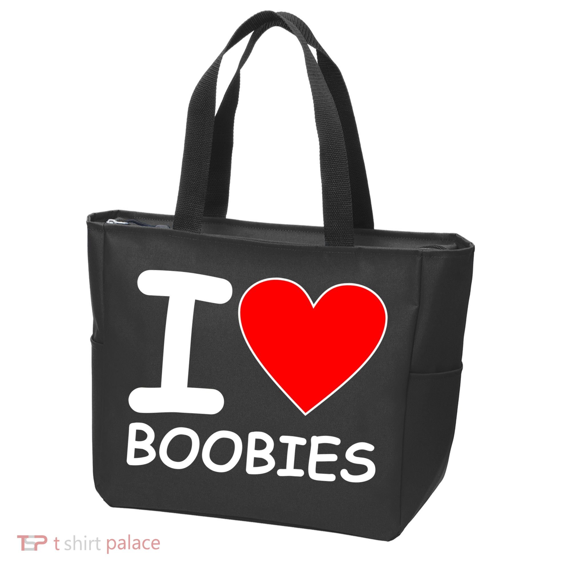 I Love Boobies Tote Bag