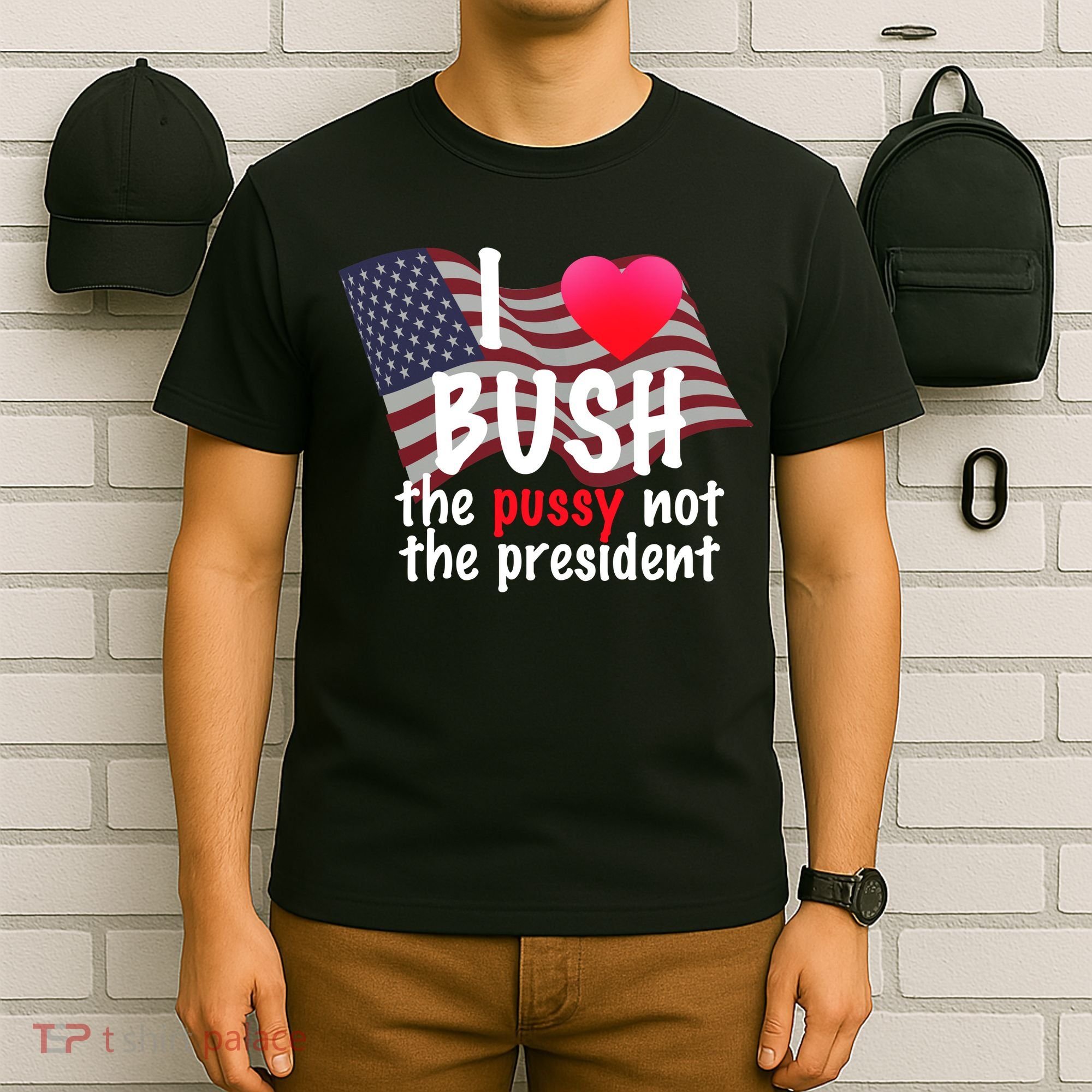 I Love Bush Funny T-Shirt