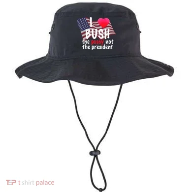 I Love Bush Funny Bucket Hat