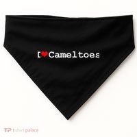 I Love Camel Toes USA-Made Doggie Bandana thumb 0