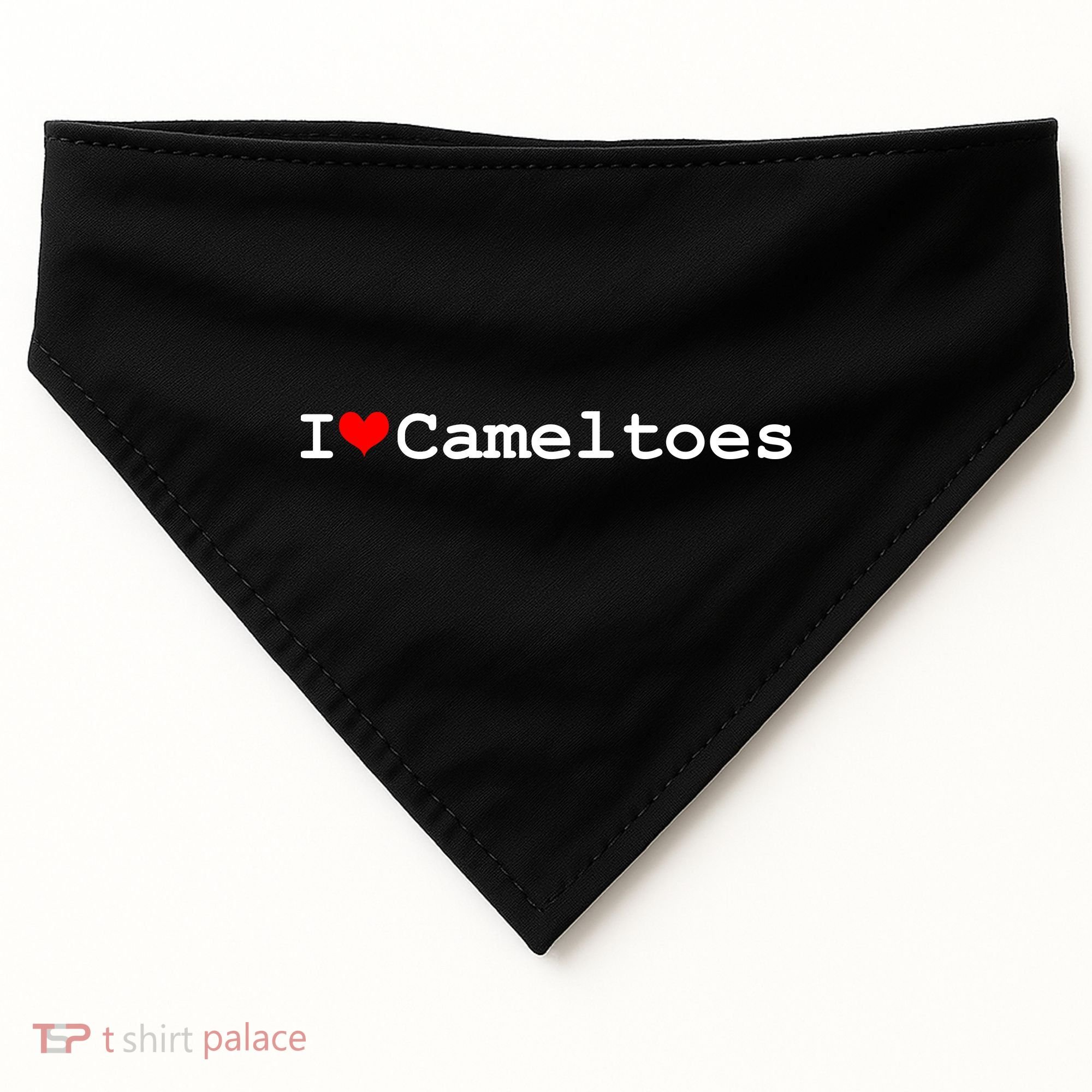 I Love Camel Toes USA-Made Doggie Bandana