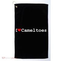 I Love Camel Toes Golf Towel thumb 0
