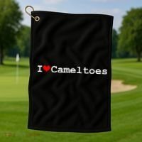 I Love Camel Toes Golf Towel thumb 1
