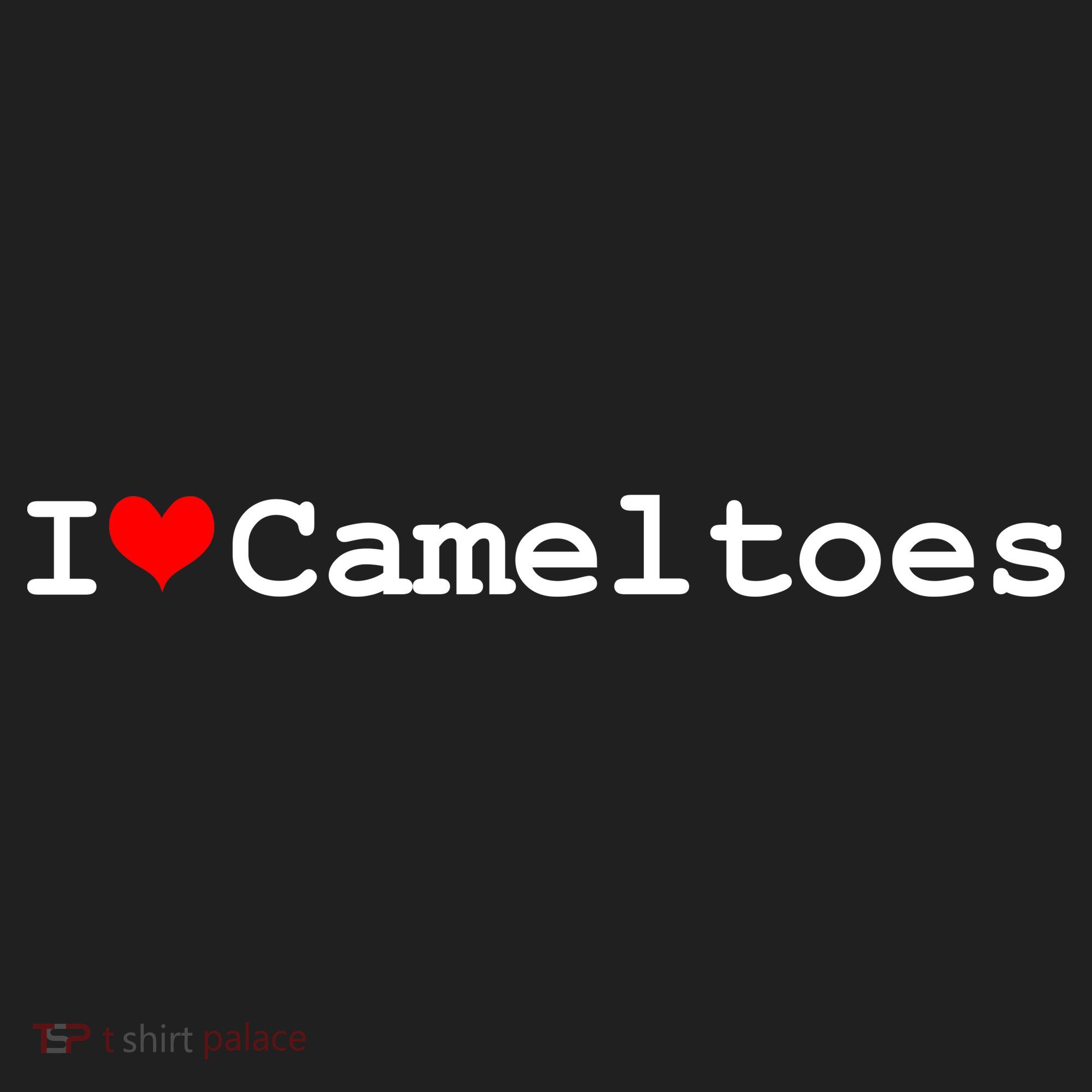 I Love Camel Toes Golf Towel