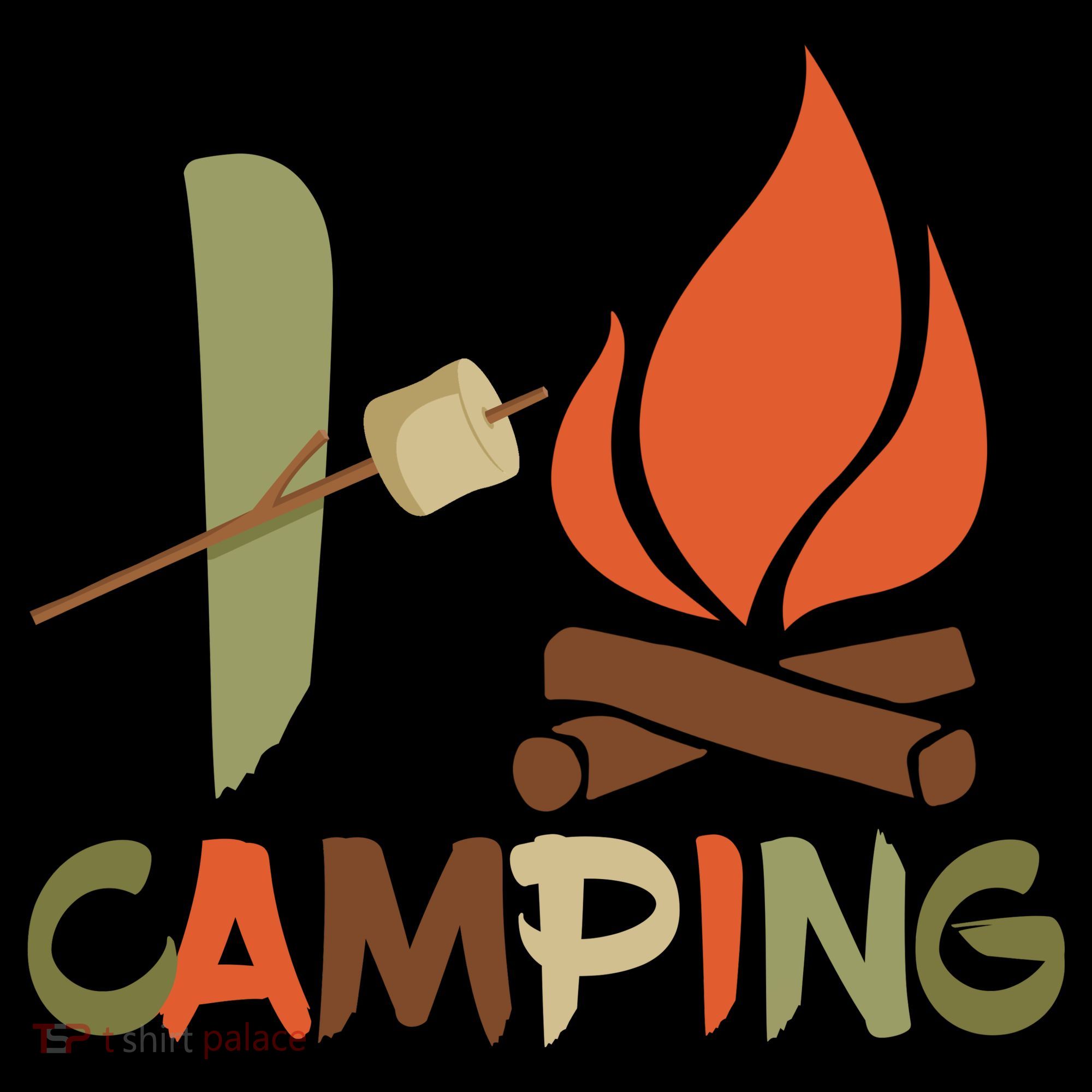 I Love Camping Campfire And S'more Long Sleeve Shirt