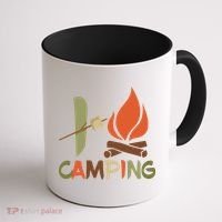 I Love Camping Campfire And S'more Coffee Mug thumb 1