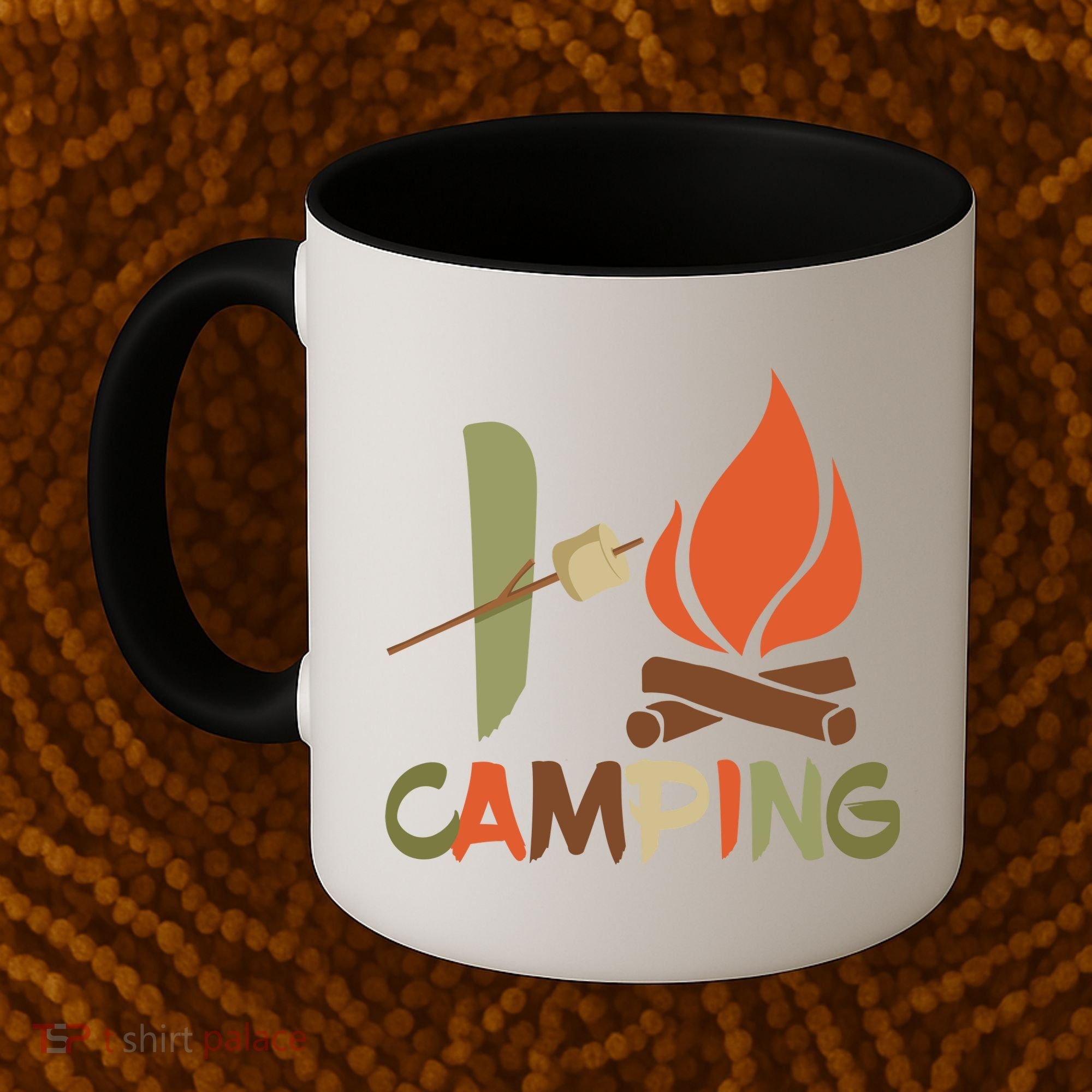 I Love Camping Campfire And S'more Coffee Mug