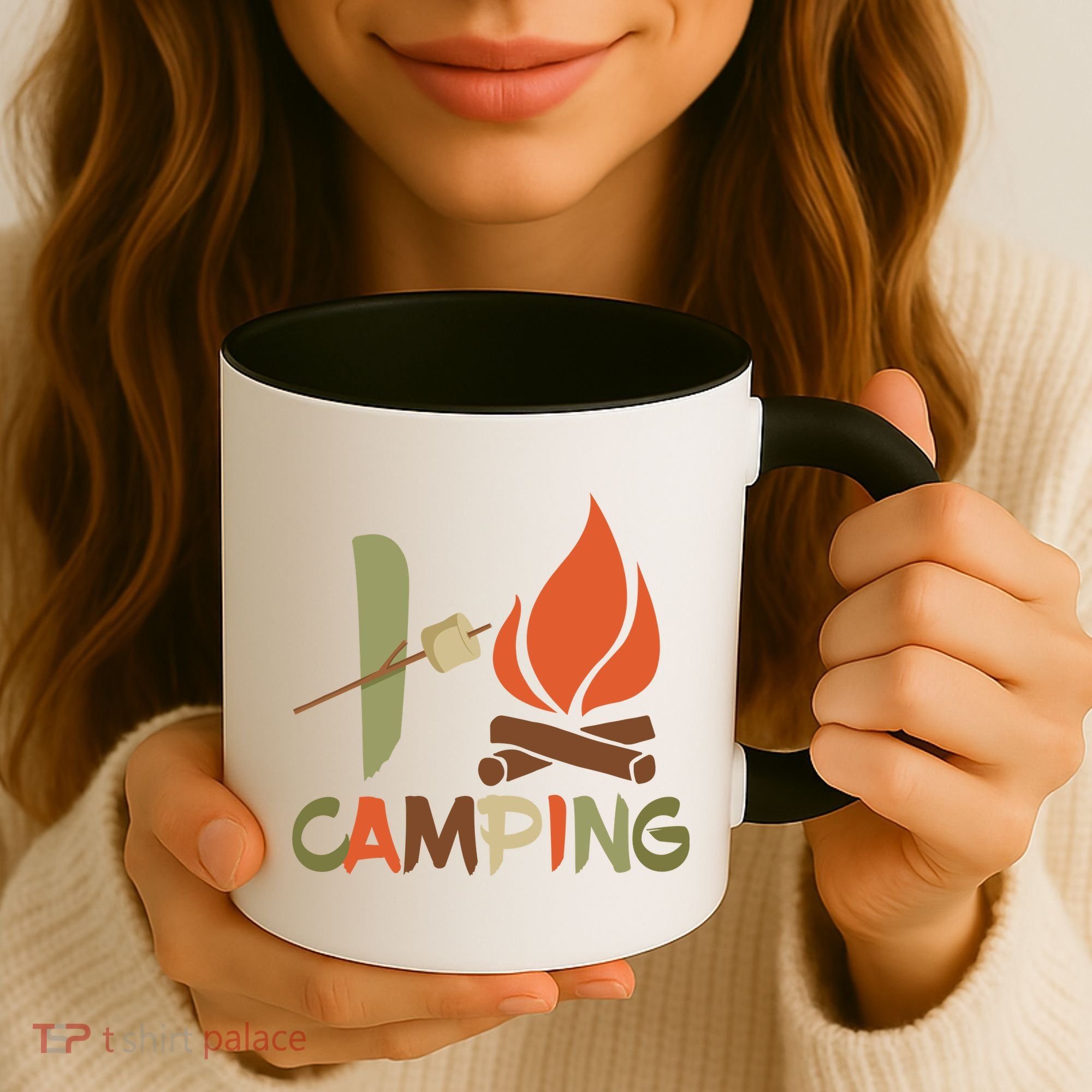 I Love Camping Campfire And S'more Coffee Mug