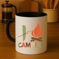 I Love Camping Campfire And S'more Coffee Mug thumb 4
