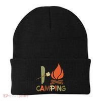 I Love Camping Campfire And S'more Beanie thumb 0