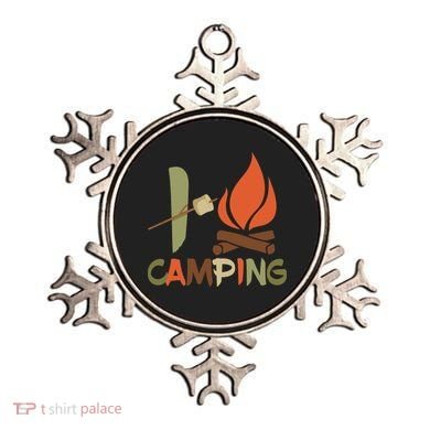 I Love Camping Campfire And S'more Ornament