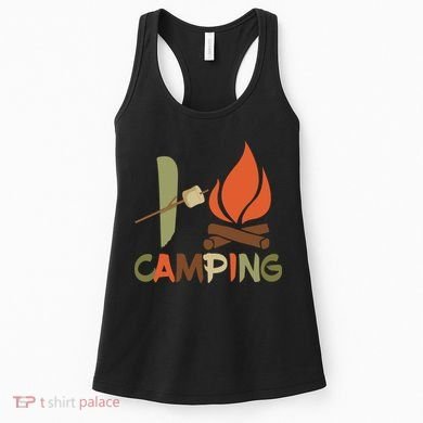 I Love Camping Campfire And S'more Women's Tank Top