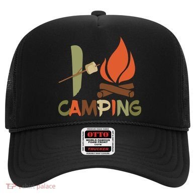 I Love Camping Campfire And S'more Hat
