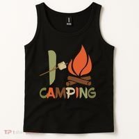 I Love Camping Campfire And S'more Tank Top thumb 2