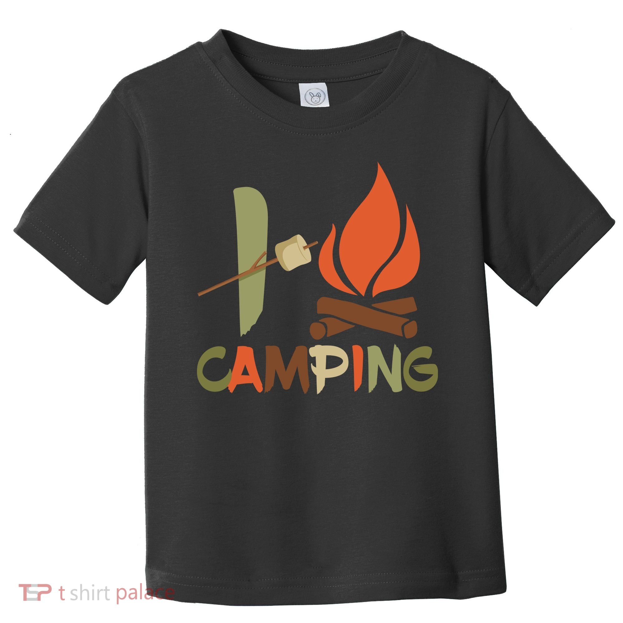 I Love Camping Campfire And S'more Toddler T-Shirt
