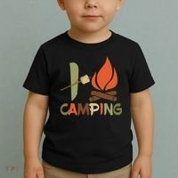 I Love Camping Campfire And S'more Toddler T-Shirt thumb 2