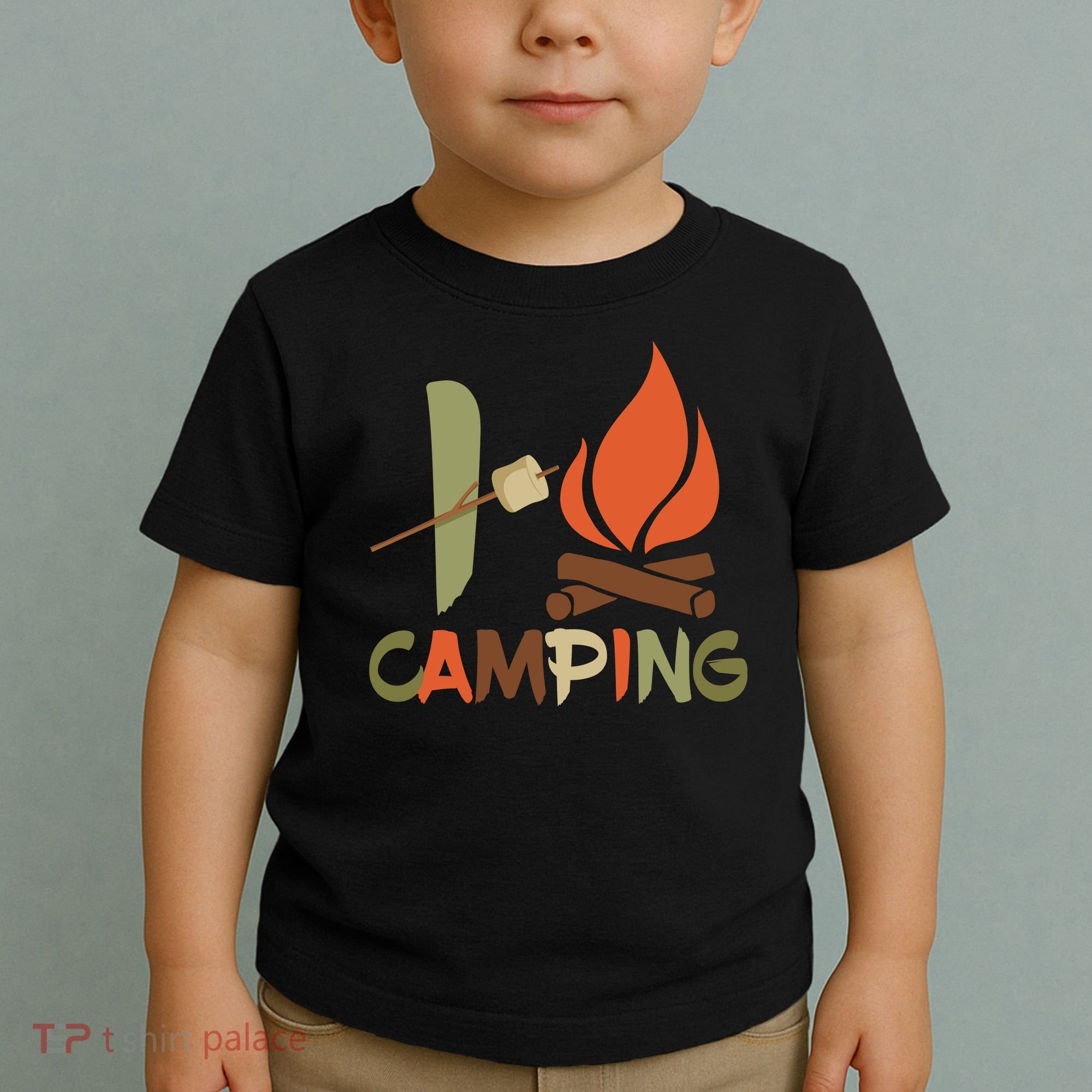 I Love Camping Campfire And S'more Toddler T-Shirt