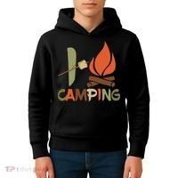 I Love Camping Campfire And S'more Kids Hoodie thumb 4