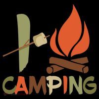 I Love Camping Campfire And S'more Kids T-Shirt thumb 4