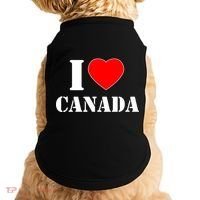 I Love Canada Doggie Tank thumb 0