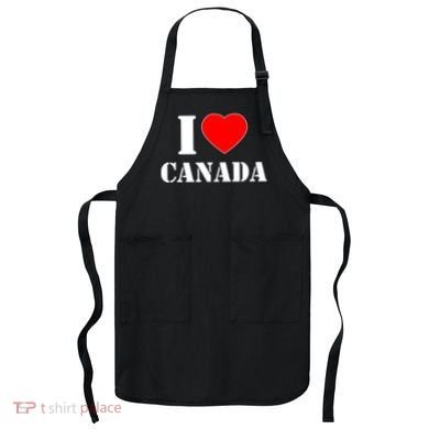 I Love Canada Apron