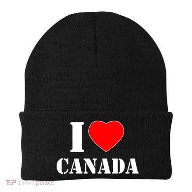 I Love Canada Beanie
