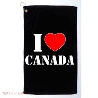 I Love Canada Golf Towel thumb 0