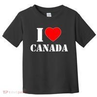 I Love Canada Toddler T-Shirt thumb 0
