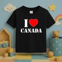 I Love Canada Toddler T-Shirt thumb 3