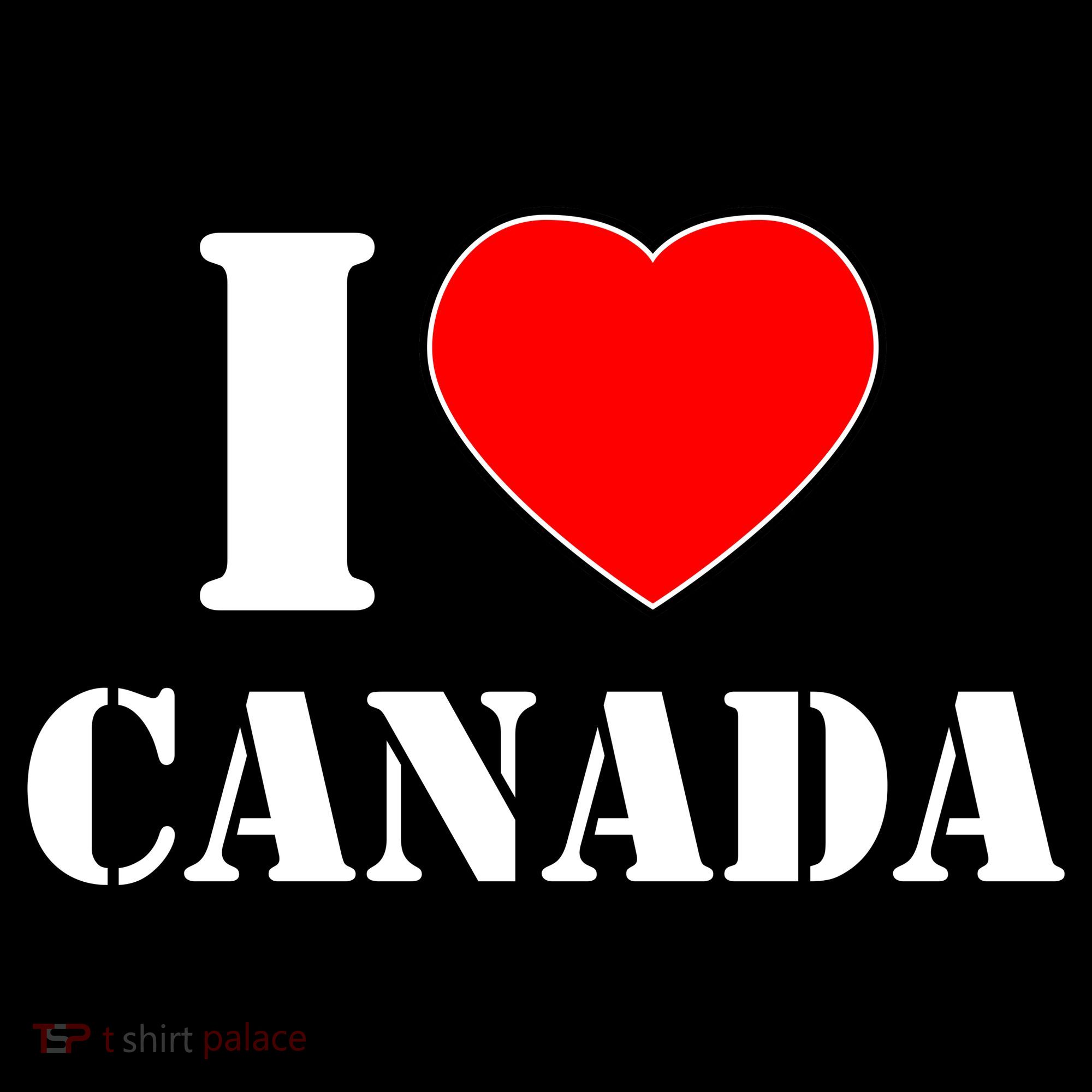 I Love Canada Women's T-Shirt
