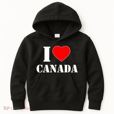 I Love Canada Kids Hoodie