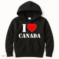 I Love Canada Kids Hoodie thumb 0