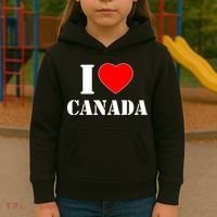 I Love Canada Kids Hoodie thumb 3