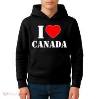 I Love Canada Kids Hoodie thumb 4