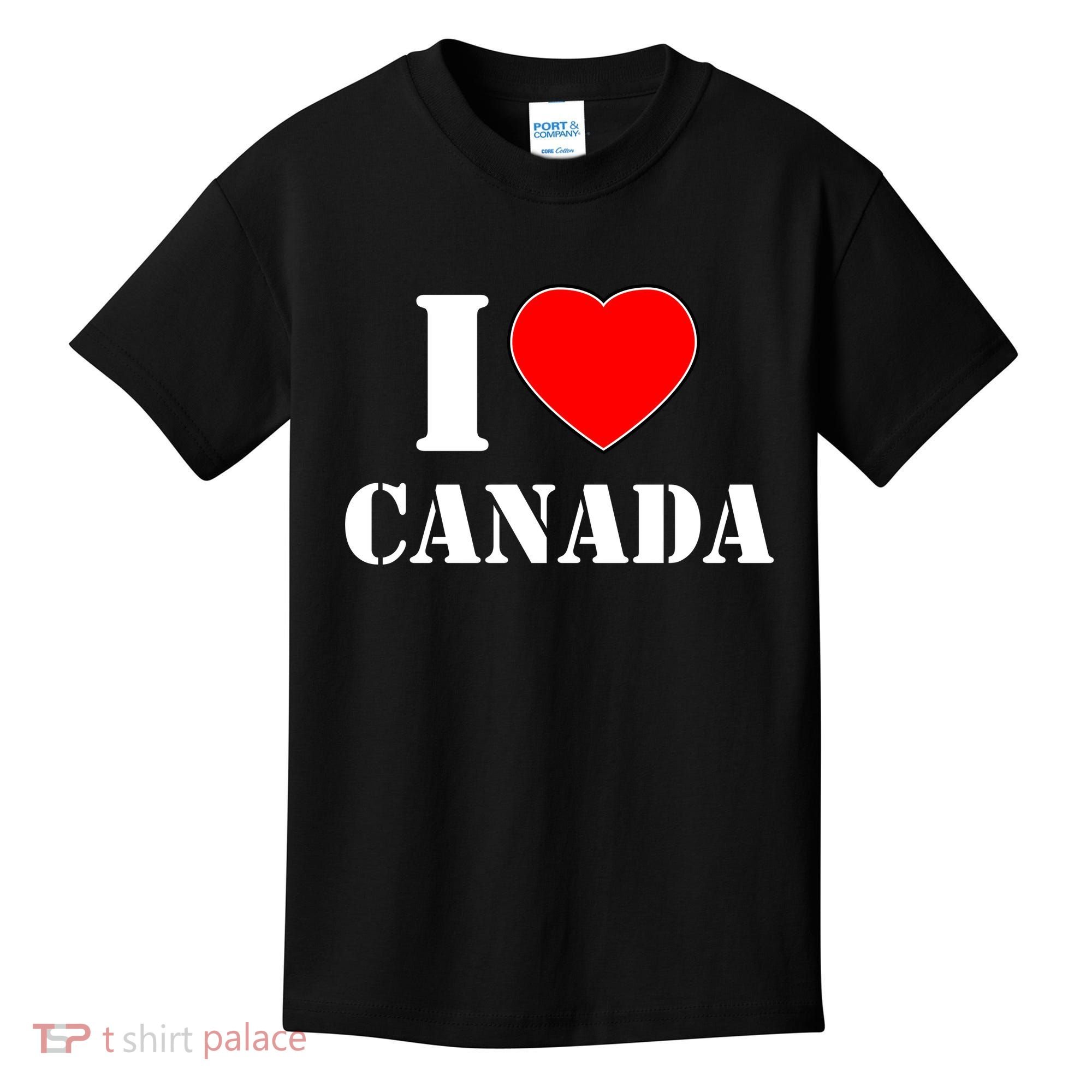 I Love Canada Kids T-Shirt