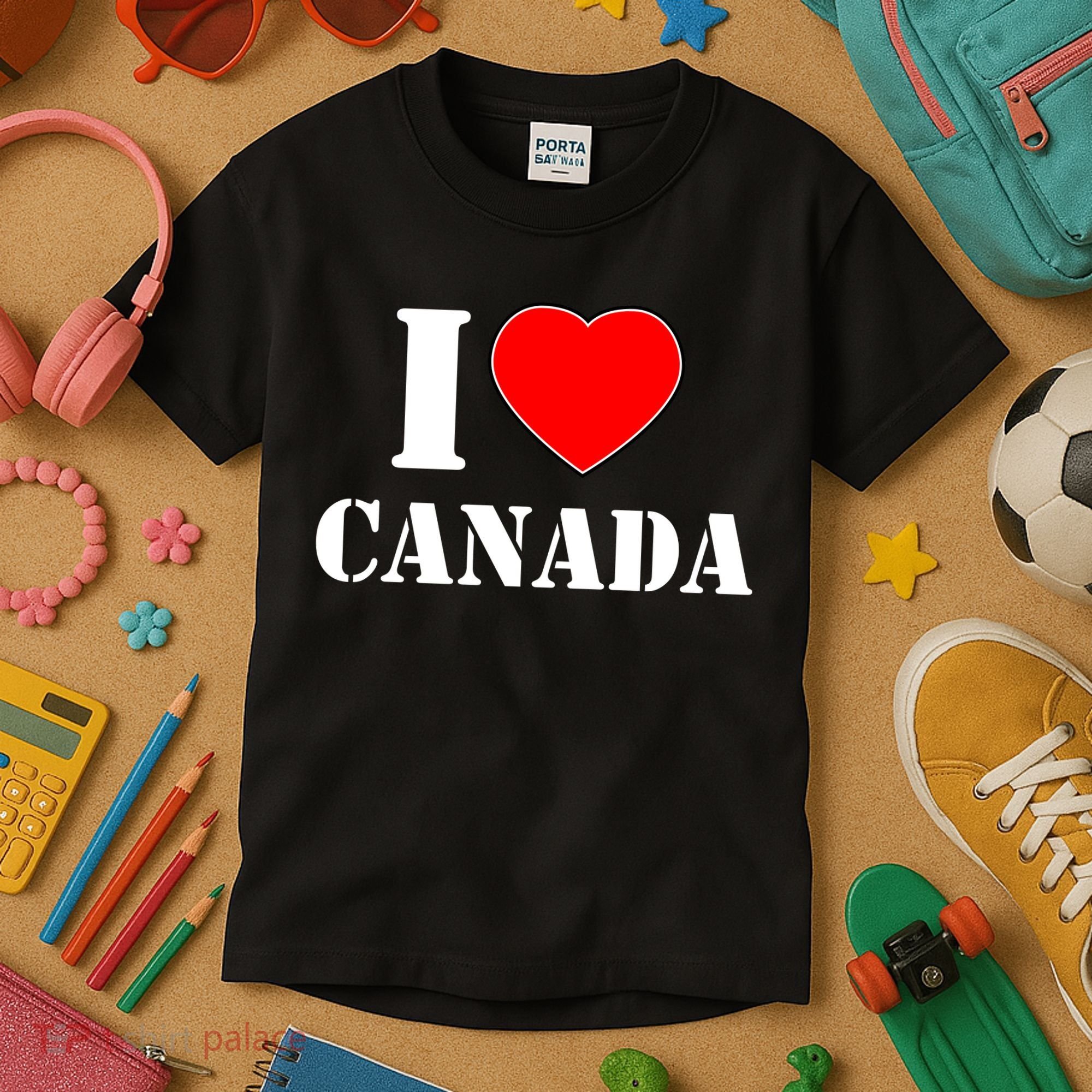I Love Canada Kids T-Shirt