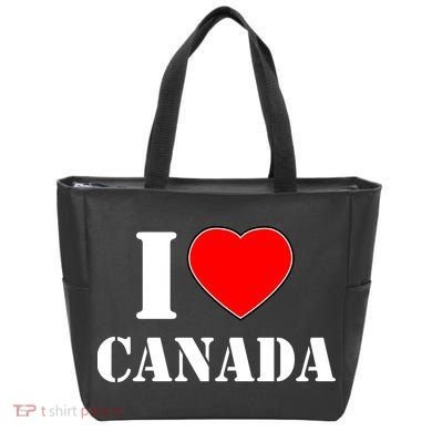 I Love Canada Tote Bag