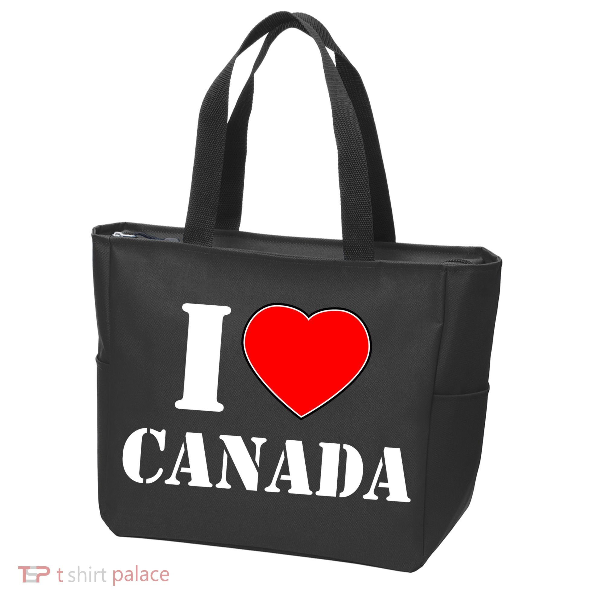I Love Canada Tote Bag