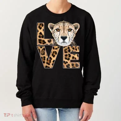 I Love Cheetahs Women's Sweatshirt