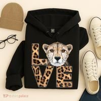 I Love Cheetahs Hoodie thumb 4