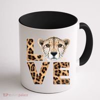I Love Cheetahs Coffee Mug thumb 1