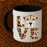 I Love Cheetahs Coffee Mug thumb 2